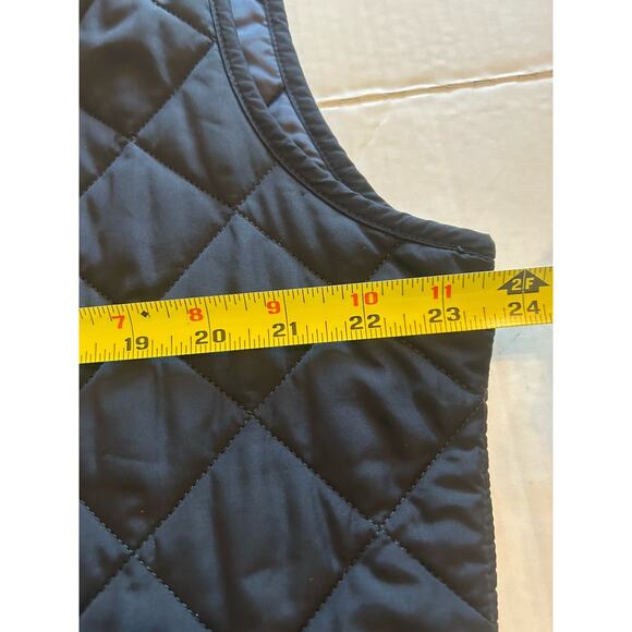 Barbour Lowerdale Gilet Vest Men’s Sz XXL Navy Blue Quilted Zipper Snap Button - Picture 10 of 16